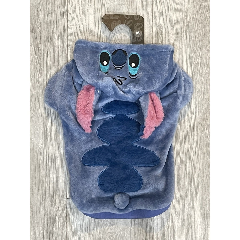 NEW Disney Halloween Fluffy Pet Dog Costume - Lilo & Stitch - Stitch - Size M